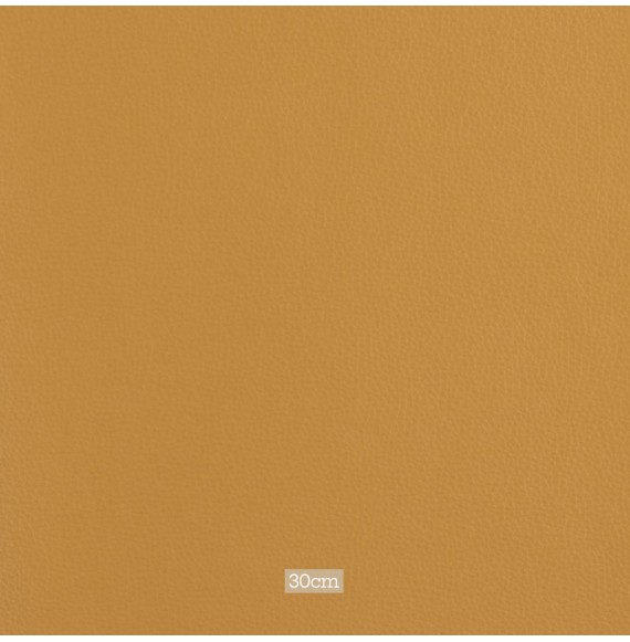 Tissu simili cuir Texas ocre