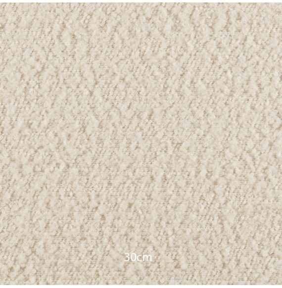 Tissu Alpa bouclette blanc