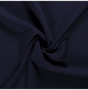 Tissu-polyester-uni-bleu-foncé