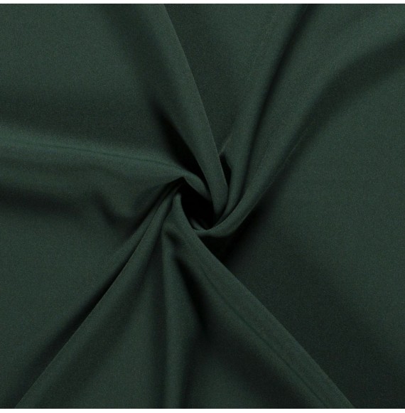 Tissu-polyester-uni-vert-foncé