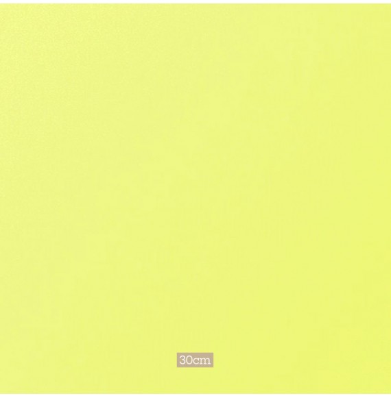 Tissu polyester uni jaune fluo