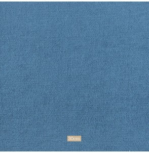 Tissu éponge bamboo bleu dénim