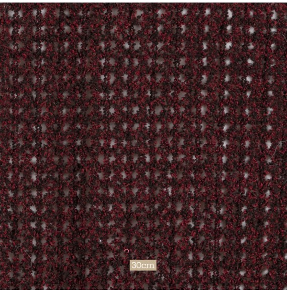 Tissu tricot laine bordeaux