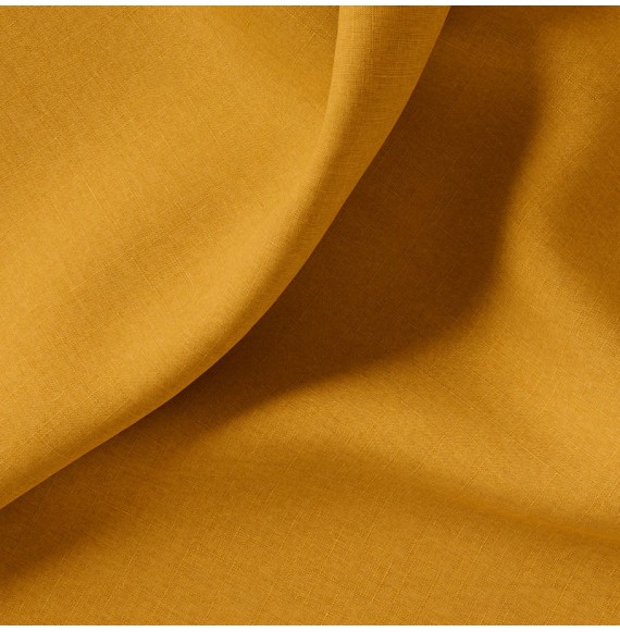 Tissu-300cm-coton-uni-ocre