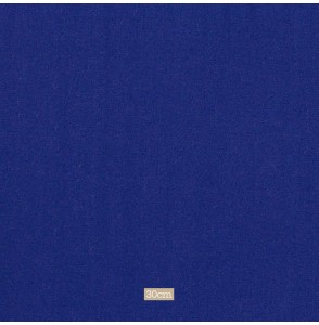 Tissu gabardine de coton bleu cobalt