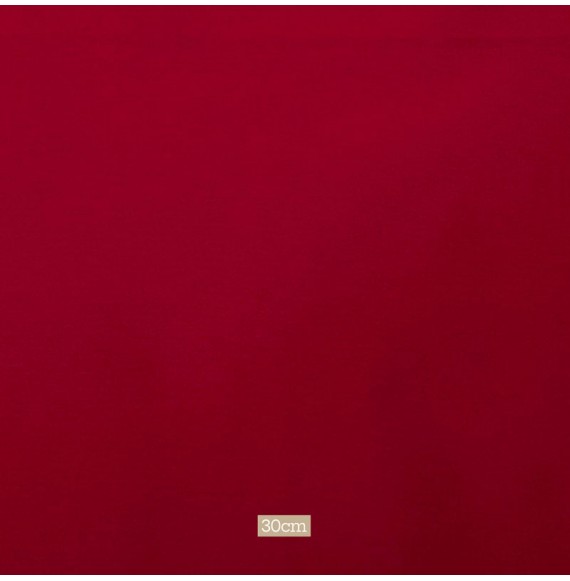 Tissu gabardine de coton rouge