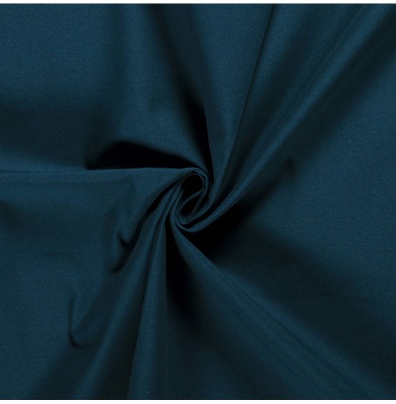 Tissu-gabardine-de-coton-bleu-pétrole