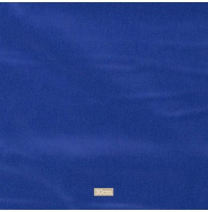 Tissu satin de coton bleu cobalt