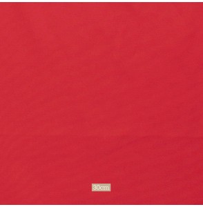 Tissu satin de coton rouge