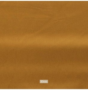 Tissu satin de coton ocre