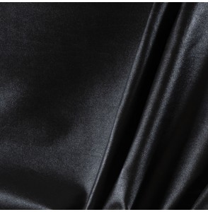 Tissu-viscose-stretch-enduit-noir-brillant