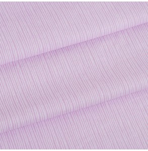 Tissu-coton-mauve-ligné