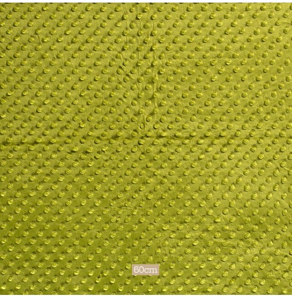 Tissu Minky vert foncé