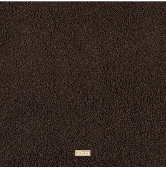 Tissu Arosa bouclette chocolat