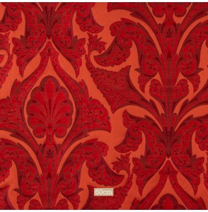 Tissu jacquard épais rouge