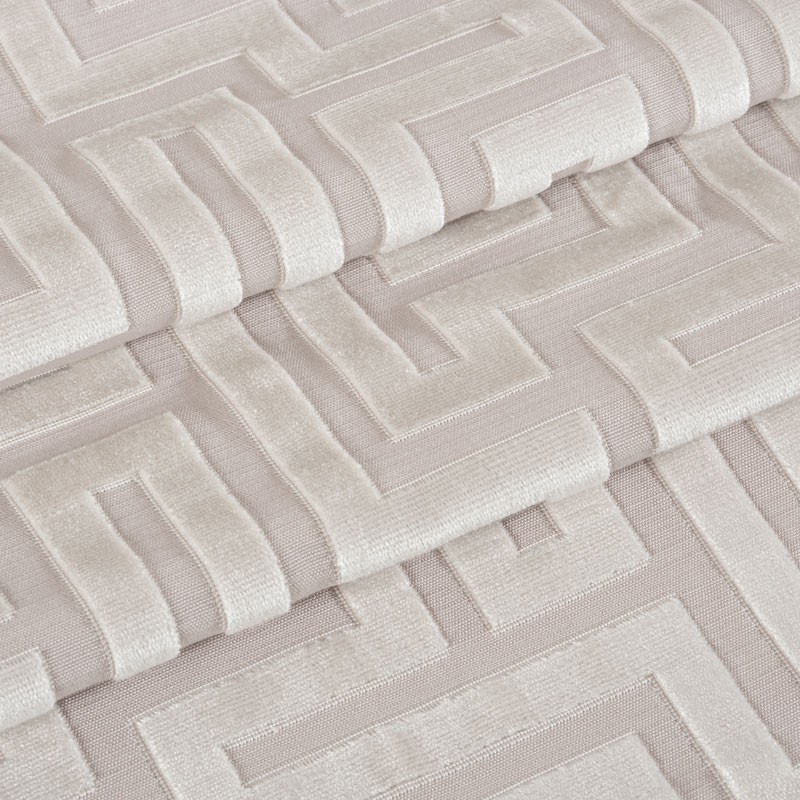 Tissu-velours-ameublement-géométrique-blanc