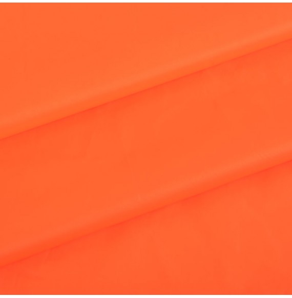 Tissu-polyester-déperlant-corail-fluo