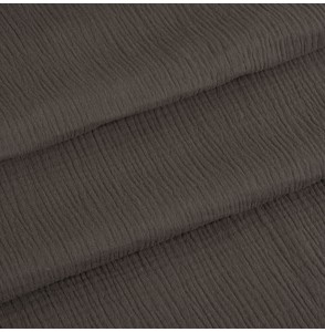 Tissu-double-gaze-Tetra-taupe-foncé