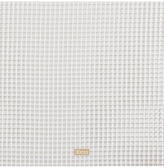 Tissu filet antidérapant blanc