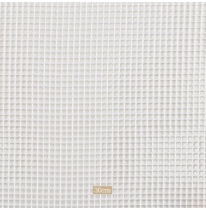 Tissu filet antidérapant blanc