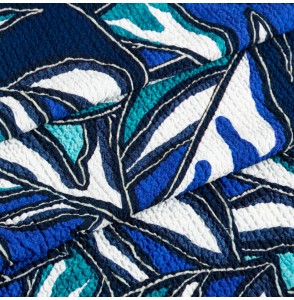 Tissu-viscose-bubble-feuilles-bleu-marine