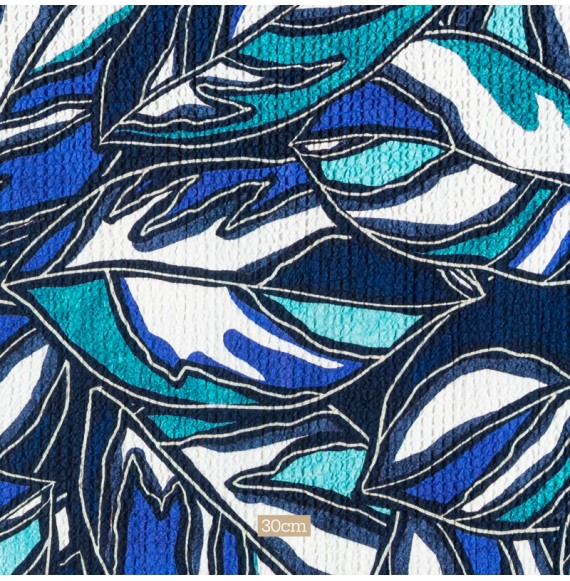 Tissu-viscose-bubble-feuilles-bleu-marine