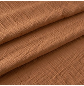 Tissu-280cm-double-gaze-Tetra-camel