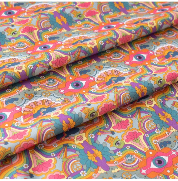 Katoenen-stof-regenboog-psychedelisch