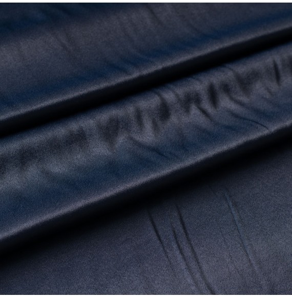 Tissu-crêpe-satin-en-viscose-bleu-marine