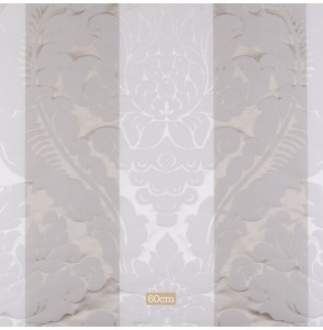 Tissu-jacquard-soie-coton-ligné-beige-arabesque