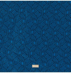 Tissu-non-feu-d’inspiration-art-déco-bleu