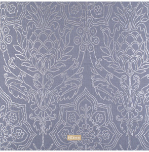 Tissu-ameublement-en-lin-gris-imprimé-en-relief-argent