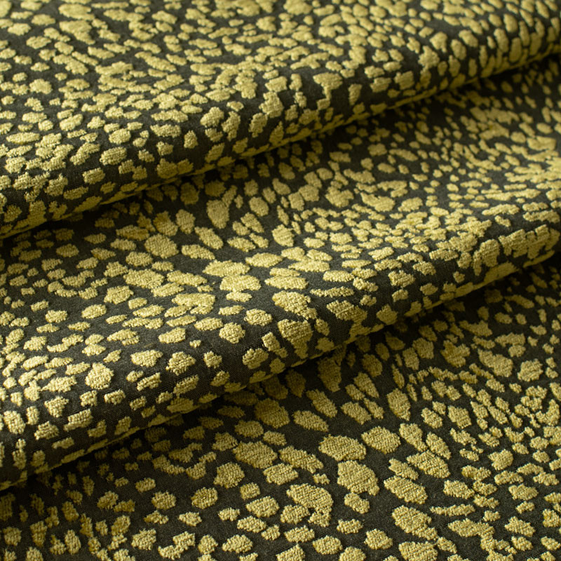 Groen-chenille-fluwelen-bekledingstof-met-luipaardprint