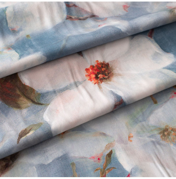 Tissu-viscose-bleu-grande-fleur