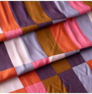 Tissu-viscose-rectangle-lavande