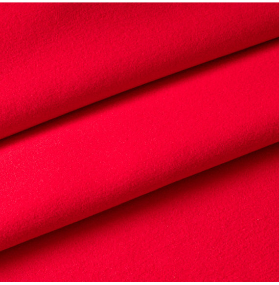 Tissu-polaire-aspect-laine-rouge