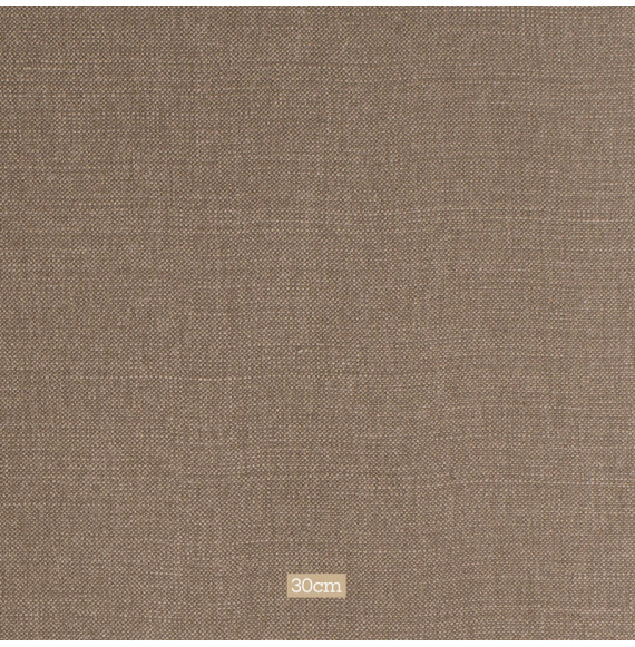 Tissu lin coton gratté brun clair