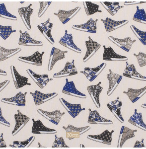 Tissu-coton-baskets-bleu