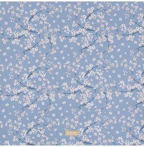 Tissu-300cm-satin-coton-bleu-cerisier