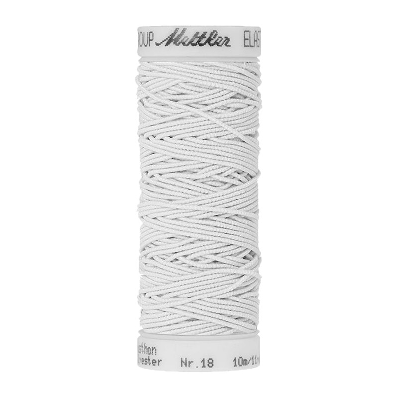 Fil élastique n°18 blanc 10 m