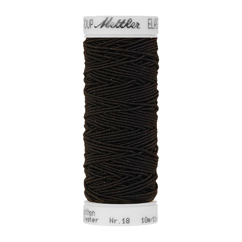 Fil élastique n°18 noir 10 m