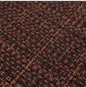 Tissu-ameublement-structuré-brun-chiné