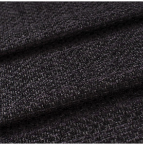 Tissu-ameublement-structuré-noir-chiné