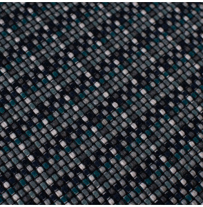 Tissu-ameublement-petit-carreaux-nuance-de-bleu