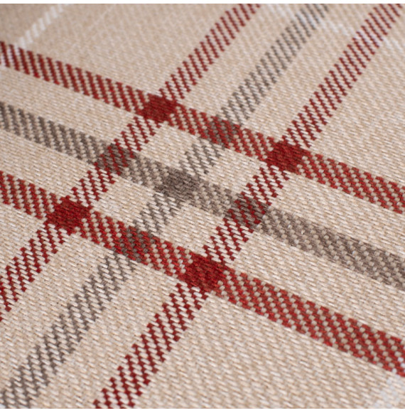 Decoratiestof-jacquard-met-ruit-in-beige-en-rood