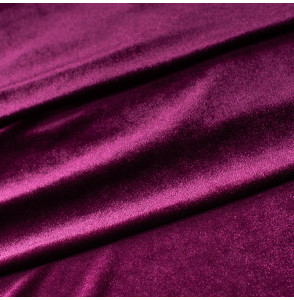 Tissu-velours-extensible-violet