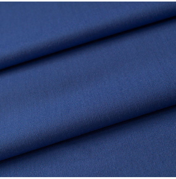 Tissu-pure-laine-vintage-bleu