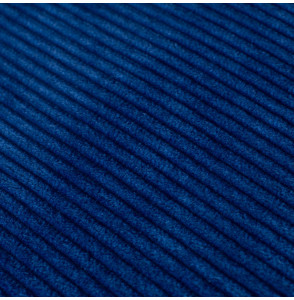 Ribfluweel-cobaltblauw