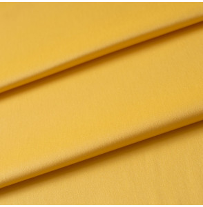 Tissu-satin-de-coton-jaune