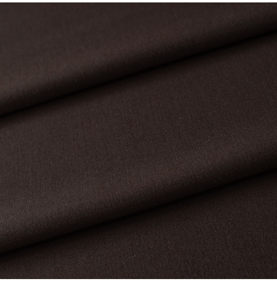 Tissu-gabardine-stretch-brun-foncé